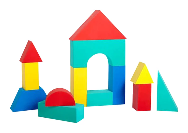 Best Sale 😍 Edushape Giant Geometric Shapes Foam Block Set, 32 Pieces 🎁 - Image 3