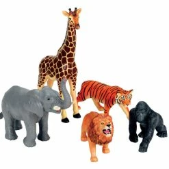 New 🛒 Learning Resources Jumbo Jungle Animals, Set Of 5 🔔