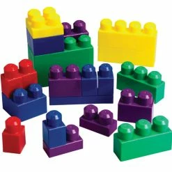Outlet 😍 Marvel Education Company Marvel Education Interlocking Building Bricks, Assorted Colors, Set Of 60 🔔