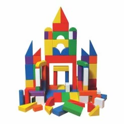 Wholesale 😉 Marvel Education Company Marvel Education Co Hardwood Blocks, 13 Shapes, Assorted Colors, Set Of 83 ⭐