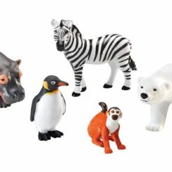 Brand new 🥰 Learning Resources Jumbo Zoo Animals, Assorted Species, Set Of 5 ❤️
