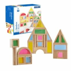 Outlet 🔥 Guidecraft Rainbow Block Set, 30 Pieces 🥰