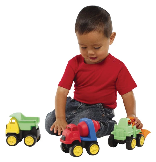 Buy 🤩 International Playthings, Little Tuffies Construction Vehicle Set 💯