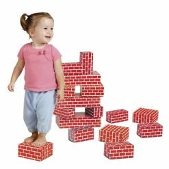 Best reviews of ❤️ Childcraft Corrugated Building Blocks, Large, Red, Set Of 16 ⌛