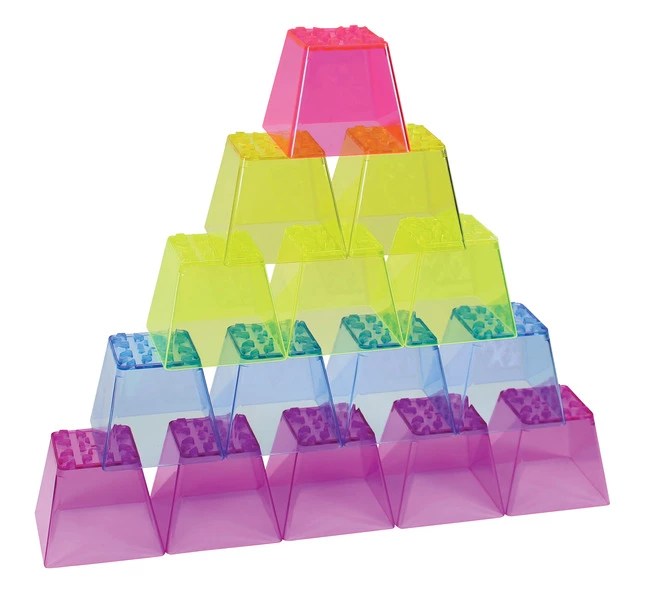 Buy ๐ Roylco Crystal Color Stacking Blocks ๐ - Image 2