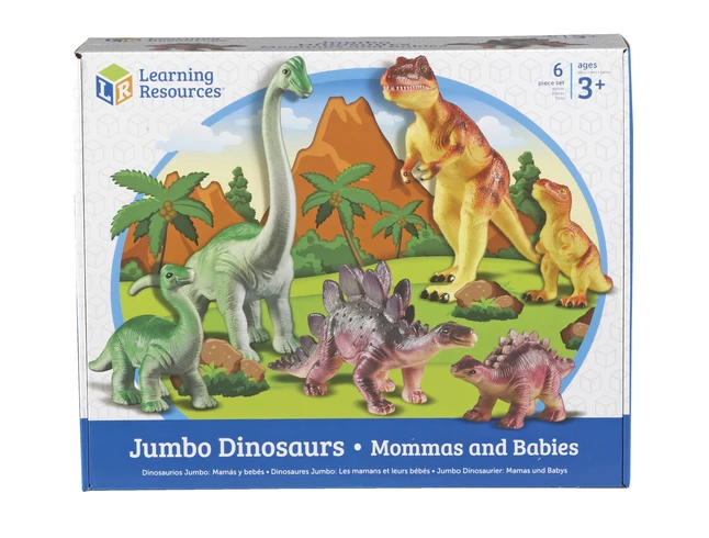 Flash Sale ๐ฅฐ Learning Resources Jumbo Dinosaurs Mommas And Babies, Set Of 6 ๐ - Image 4