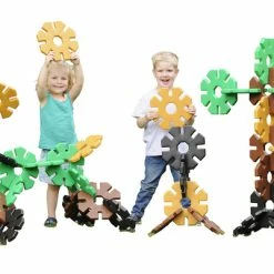 Outlet ⭐ Polydron Natural Colors Giant Octoplay, Set Of 40 🧨