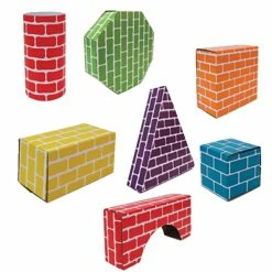 Best Pirce 🔔 Edushape Corrugated Blocks And Shapes, Set Of 45 ⌛