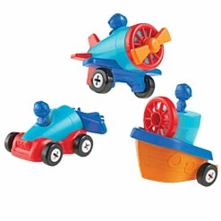 Discount โ๏ธ Learning Resources 1-2-3 Build It Car-Plane-Boat, 15 Pieces ๐