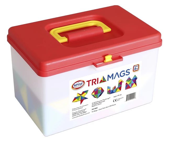 Outlet ๐คฉ Popular Playthings, Tri Mags Manipulatives Class Pack, Set Of 96 ๐ - Image 2