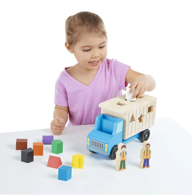 Flash Sale โญ Melissa And Doug Melissa & Doug Shape-Sorting Dump Truck, 12 Pieces ๐ - Image 2