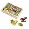 Top 10 🛒 Melissa And Doug Melissa & Doug Wooden Animal Magnets, 20 Pieces With Storage Box 🔥
