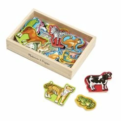 Top 10 🛒 Melissa And Doug Melissa & Doug Wooden Animal Magnets, 20 Pieces With Storage Box 🔥