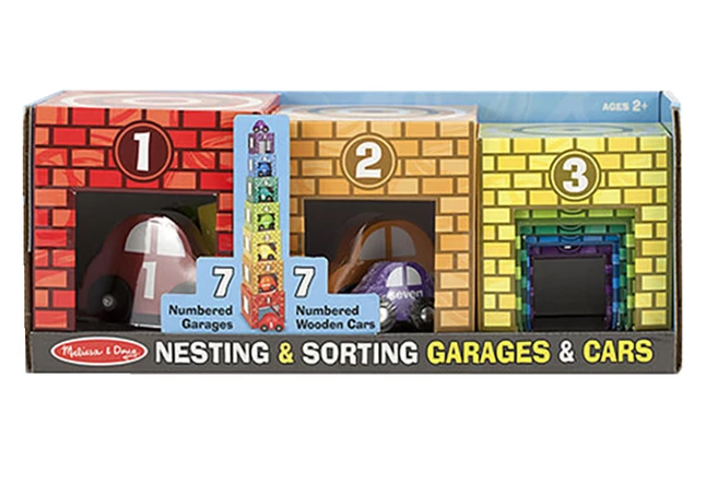 Best deal ๐คฉ Melissa And Doug Melissa & Doug Nesting And Sorting Garages And Cars, 14 Pieces ๐งจ - Image 4