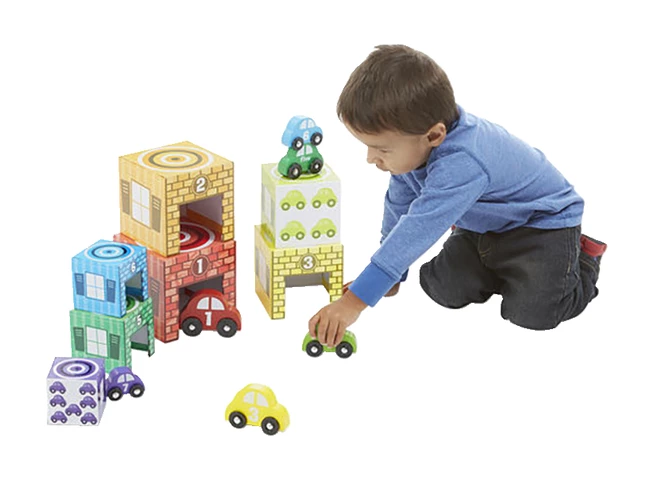 Best deal ๐คฉ Melissa And Doug Melissa & Doug Nesting And Sorting Garages And Cars, 14 Pieces ๐งจ - Image 3