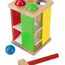 Best Pirce ๐ฏ Melissa And Doug Melissa & Doug Classic Wooden Pound And Roll Tower, 6 Pieces ๐