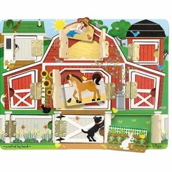 Deals 🔔 Melissa And Doug Melissa & Doug Magnetic Farm Hide And Seek Board, 9 Magnets With Hinged Doors 🔥