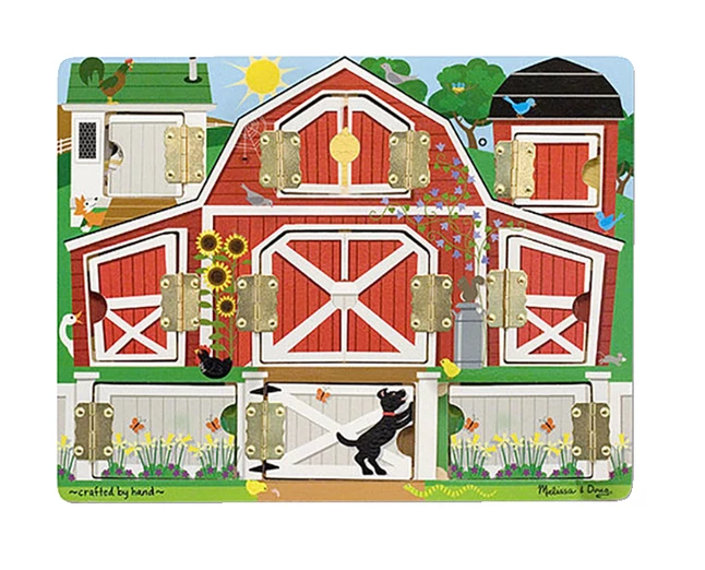 Deals 🔔 Melissa And Doug Melissa & Doug Magnetic Farm Hide And Seek Board, 9 Magnets With Hinged Doors 🔥 - Image 2