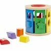 Hot Sale ⌛ Melissa And Doug Melissa & Doug Match And Roll Wooden Shape Sorter, 12 Shapes With 1 Sorter ✔️