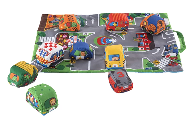 Outlet ๐ฅฐ Melissa And Doug Melissa & Doug Take-Along Town Play Mat, 10 Pieces ๐
