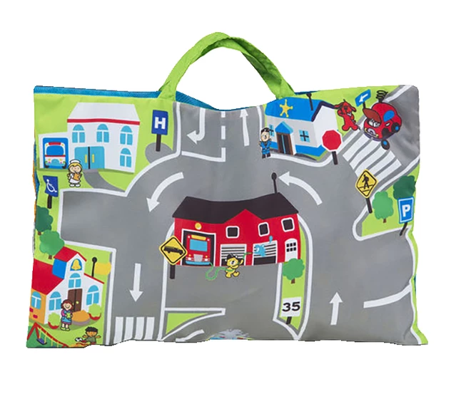 Outlet ๐ฅฐ Melissa And Doug Melissa & Doug Take-Along Town Play Mat, 10 Pieces ๐ - Image 2