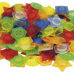 Deals โ TickiT Stackable Translucent Buttons, 144 Pieces And 12 Laces ๐