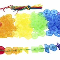 Flash Sale ⌛ TickiT Translucent Lacing Geometrics Set, 144 Shapes With 12 Laces 😀