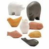 Outlet 💯 Yellow Door Sensory Play Animal Stones, 8 Pieces 😍