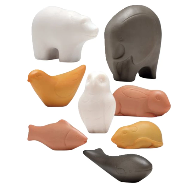 Outlet ๐ฏ Yellow Door Sensory Play Animal Stones, 8 Pieces ๐