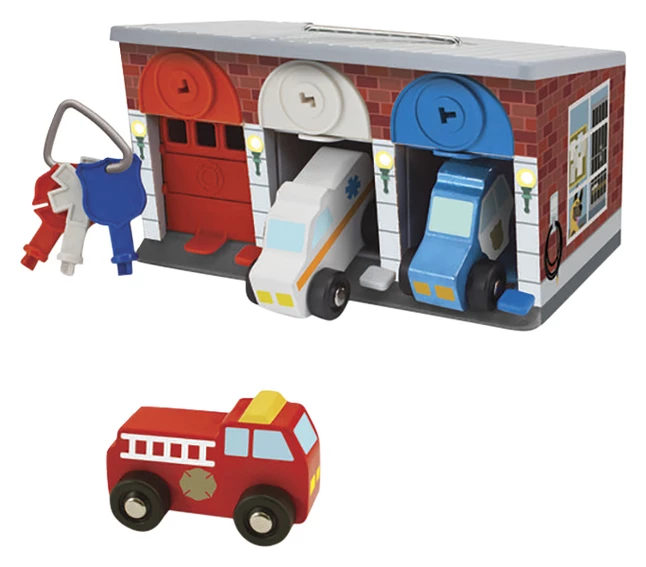 Outlet ๐ Melissa And Doug Melissa & Doug Keys And Cars Rescue Garage, Set Of 5 ๐