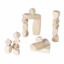 Hot Sale 👍 Guidecraft Wooden Stackers Standing Stones, Set Of 20 👍