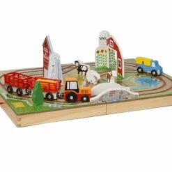 Cheap ๐ Melissa And Doug Melissa & Doug Take-Along Farm, 17 Wooden Pieces ๐