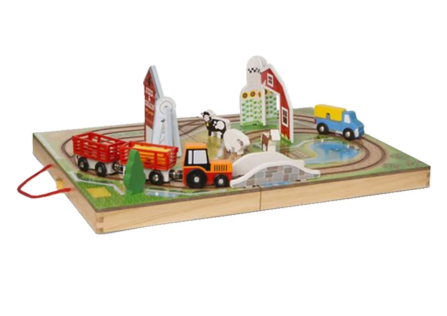Cheap π Melissa And Doug Melissa & Doug Take-Along Farm, 17 Wooden Pieces π
