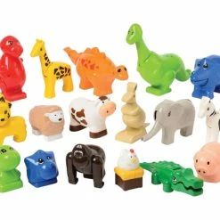 Discount 😍 Marvel Education Company Marvel Education Animals For Preschool Building Bricks, Set Of 17 🛒