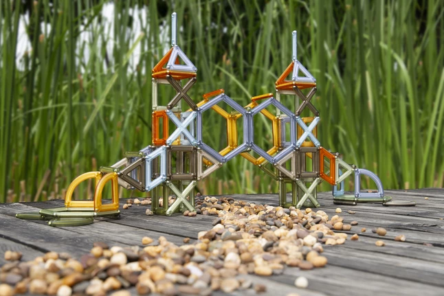 Best Sale ๐ Guidecraft PowerClix Natural Frames, Set Of 74 ๐ - Image 3