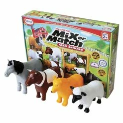 Budget 🎉 Popular Playthings Mix Or Match Animals, Farm Animals, Set Of 16 ⌛