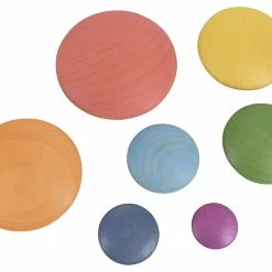Top 10 ✨ TickiT Rainbow Wooden Buttons, Set Of 7 🔔