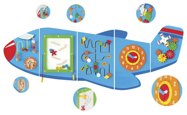 Top 10 ๐ฅ Viga Airplane Activity Wall Panels, Set Of 5 ๐ฏ - Image 3