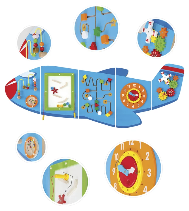 Top 10 ๐ฅ Viga Airplane Activity Wall Panels, Set Of 5 ๐ฏ - Image 4