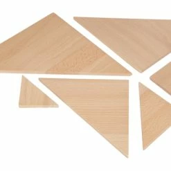 Best deal ✨ TickiT Learning Advantage Natural Architect Panels, Triangles, Set Of 6 🌟