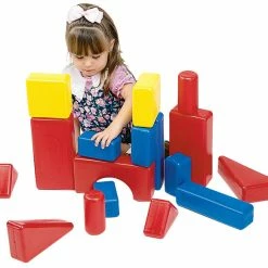 Budget ⭐ *Non-Branded Plastic Hollow Blocks, 17 Pieces 🛒