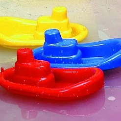Cheap 🎉 Dantoy Tugboat Toys, Assorted Colors, Set Of 3 😀