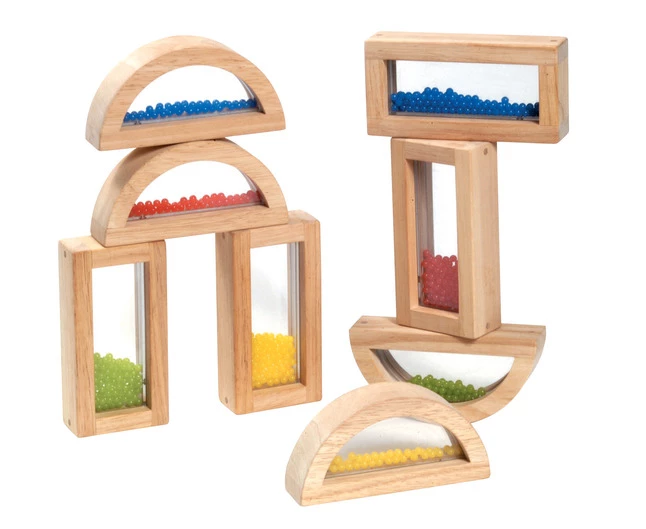 Best deal 🤩 Guidecraft Bead-Filled Block Set, 8 Pieces 😀