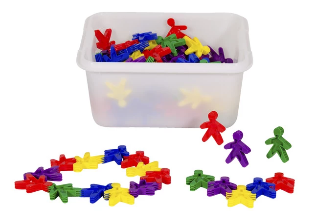 Flash Sale 👍 Childcraft People Connectors Manipulatives, 3 Inches, PreK, Set Of 100 ✨ - Image 2