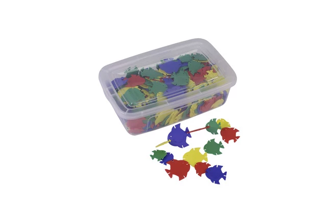 Discount โ๏ธ Childcraft Preschool Manipulative Fish Blocks, 420 Pieces And 1 Container โ - Image 2
