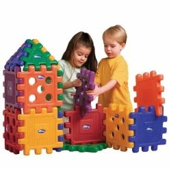 New ⌛ CarePlay Heavy Duty Grid Block Set, 48 Pieces 🔔