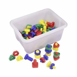 Promo ๐ Childcraft Preschool Manipulatives Nuts And Bolts, Set Of 128 โ