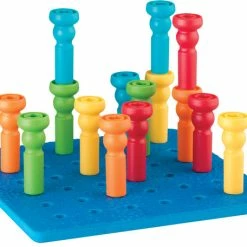 Discount 🥰 Lauri Tall Stacker Pegs And Pegboard Set, 26 Pieces ⭐